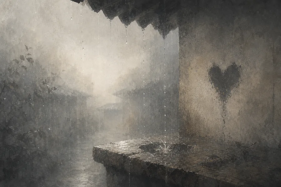 《屋檐的雨》