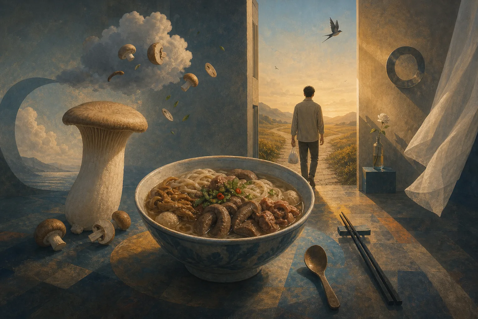 蘑菇粉，和猪杂粉 插图