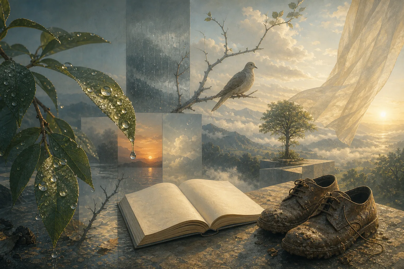 晨露 插图