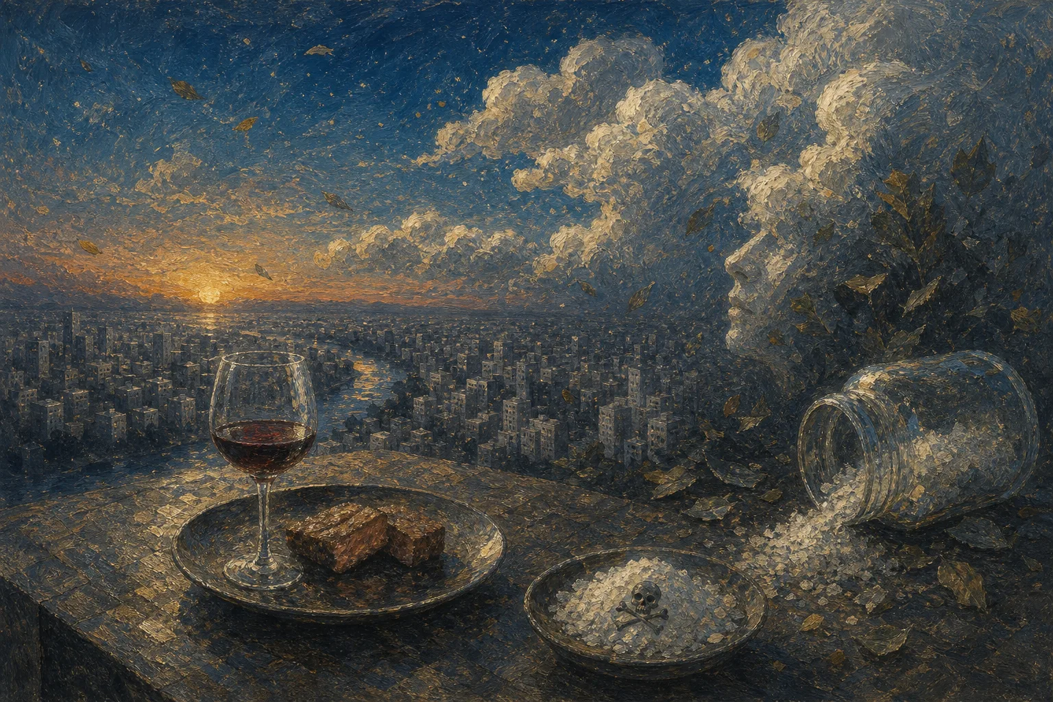 一杯酒，两口肉 插图