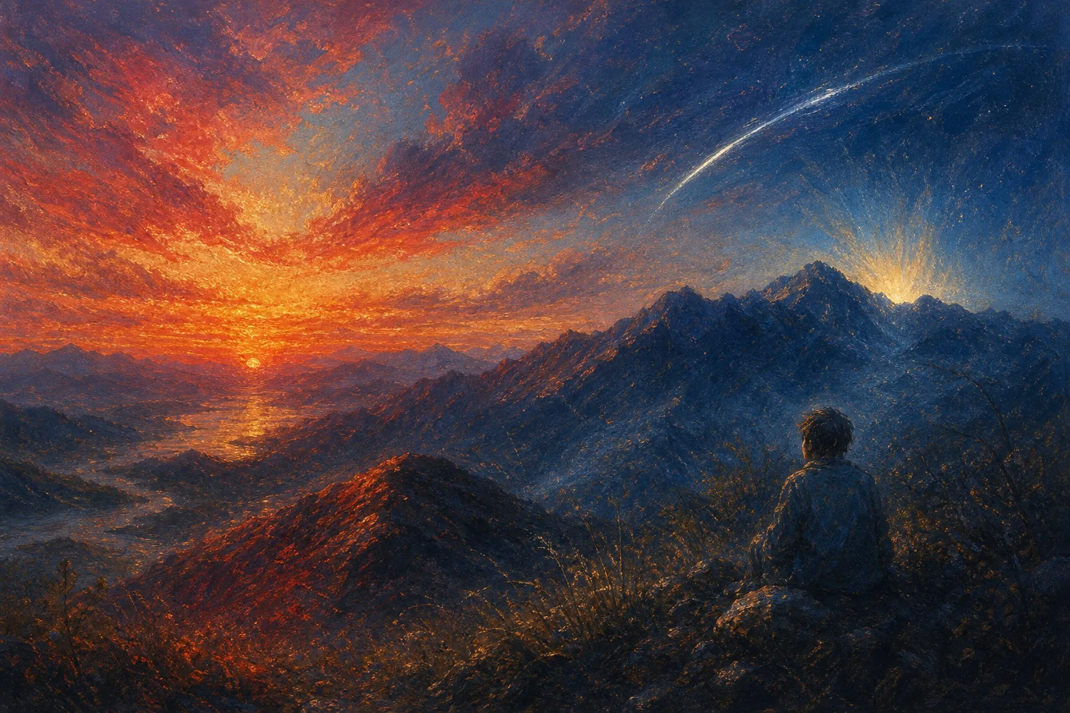 落山 插图