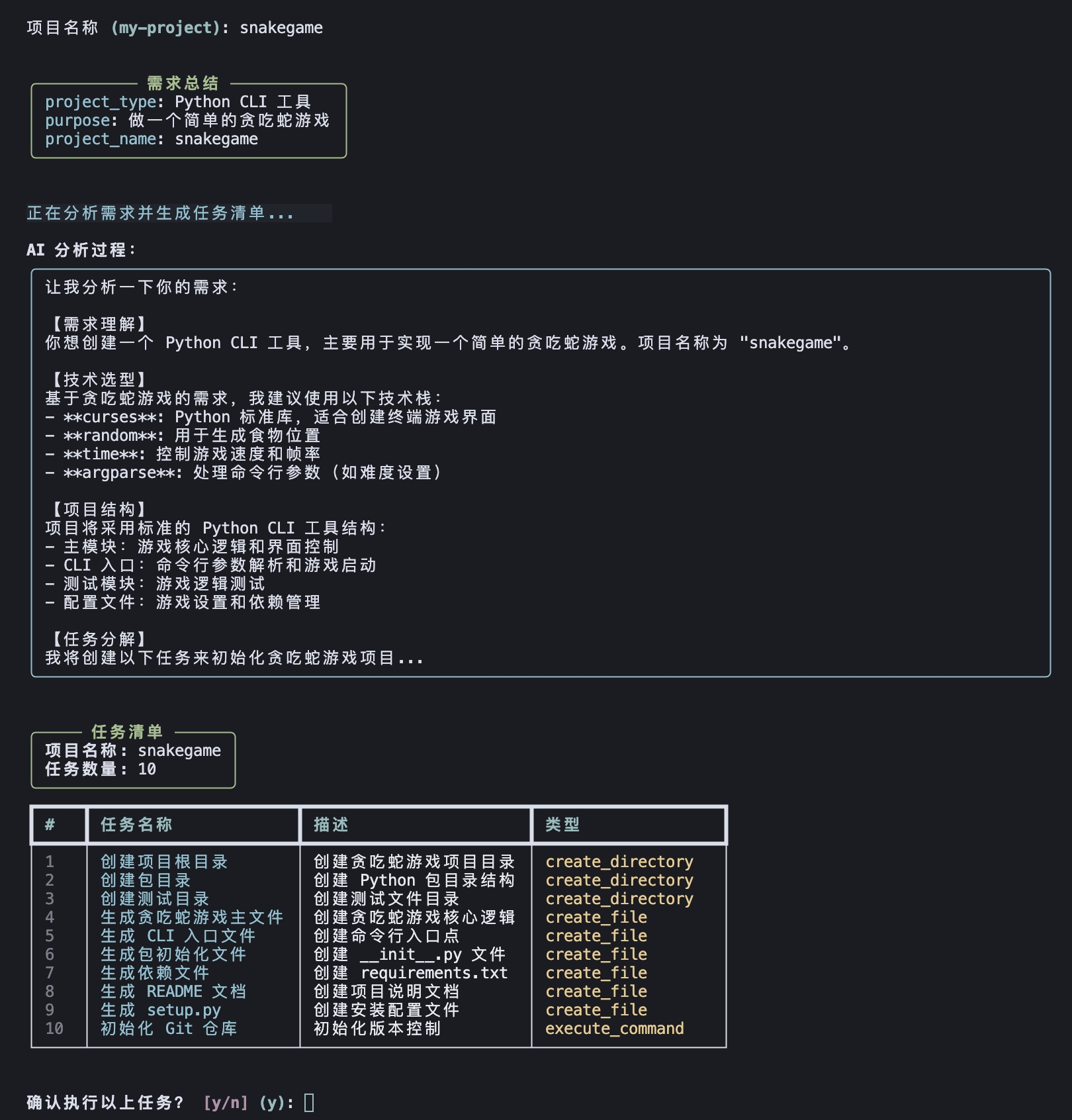 agenticCLI(Deepseek 智能 CLI)